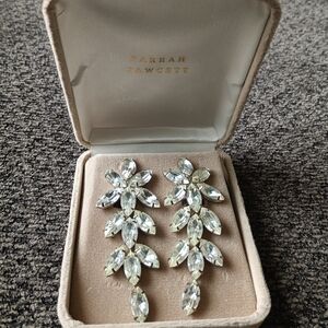 Vintage Farrah Fawcett Australian Crystal Earrings